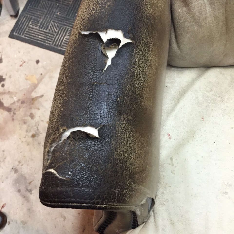 Insane Leather Chair Repair Wood and Leather Doctor